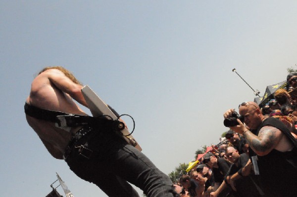 Airbourne at the Mayhem Festival Verizon Wireless Amphitheater