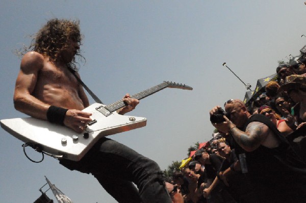 Airbourne at the Mayhem Festival Verizon Wireless Amphitheater