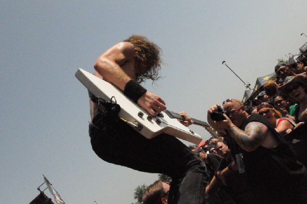 Airbourne at the Mayhem Festival Verizon Wireless Amphitheater