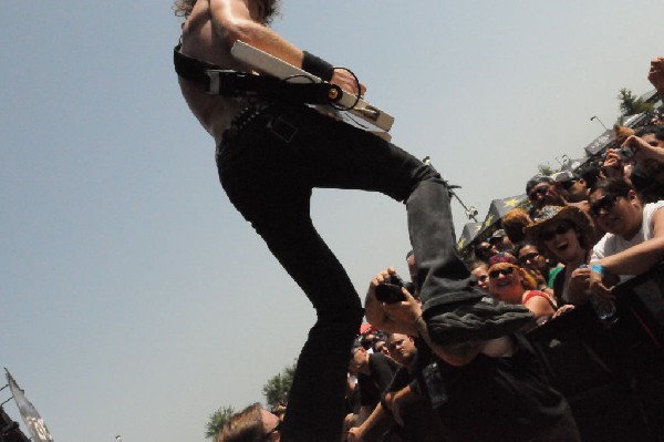 Airbourne at the Mayhem Festival Verizon Wireless Amphitheater