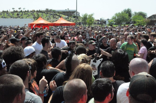 Airbourne at the Mayhem Festival Verizon Wireless Amphitheater