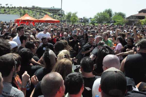 Airbourne at the Mayhem Festival Verizon Wireless Amphitheater