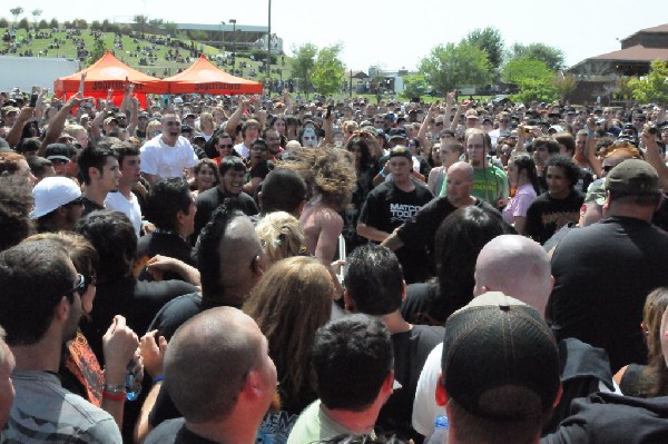 Airbourne at the Mayhem Festival Verizon Wireless Amphitheater
