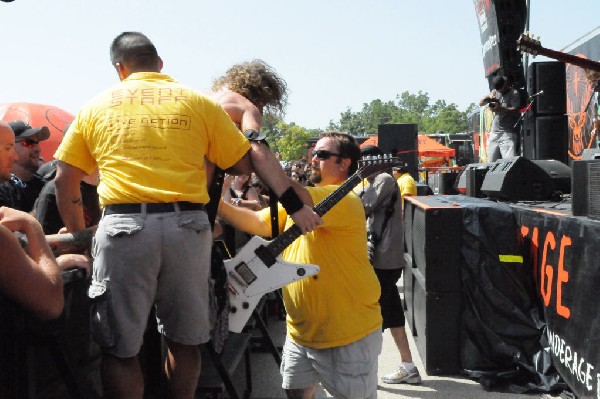 Airbourne at the Mayhem Festival Verizon Wireless Amphitheater