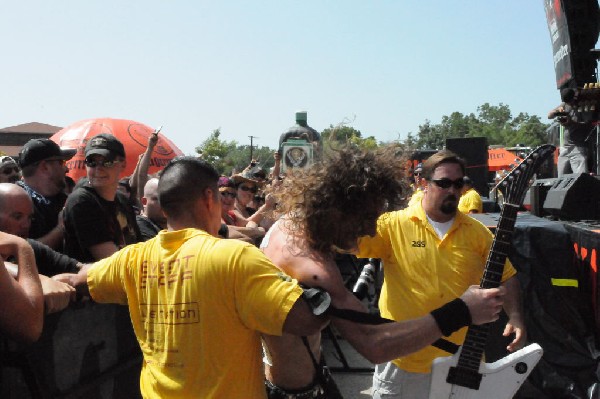 Airbourne at the Mayhem Festival Verizon Wireless Amphitheater