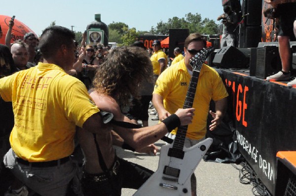 Airbourne at the Mayhem Festival Verizon Wireless Amphitheater