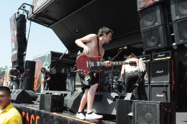 Airbourne at the Mayhem Festival Verizon Wireless Amphitheater