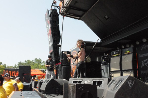 Airbourne at the Mayhem Festival Verizon Wireless Amphitheater