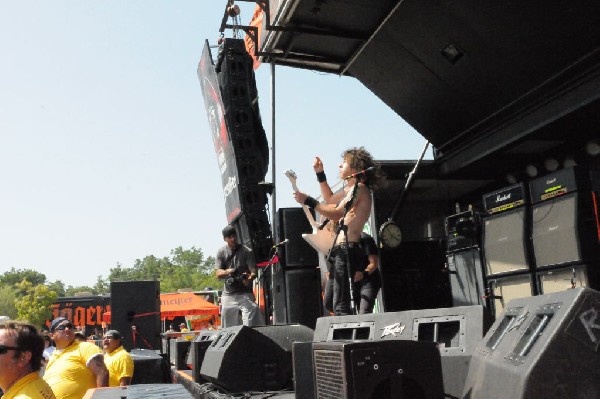 Airbourne at the Mayhem Festival Verizon Wireless Amphitheater