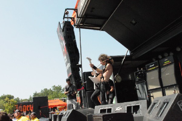 Airbourne at the Mayhem Festival Verizon Wireless Amphitheater