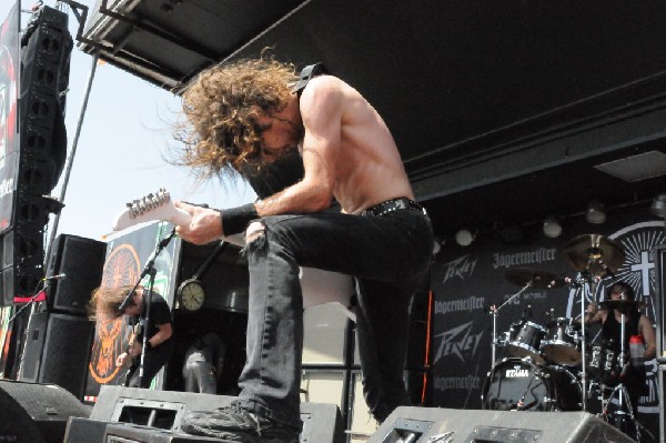 Airbourne at the Mayhem Festival Verizon Wireless Amphitheater