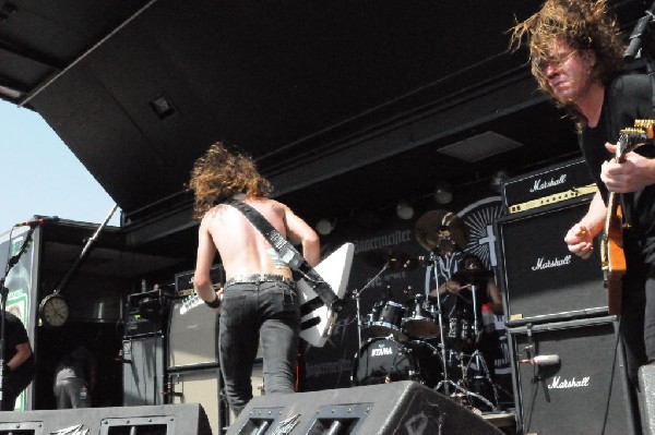 Airbourne at the Mayhem Festival Verizon Wireless Amphitheater