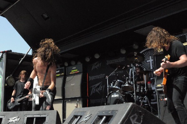 Airbourne at the Mayhem Festival Verizon Wireless Amphitheater
