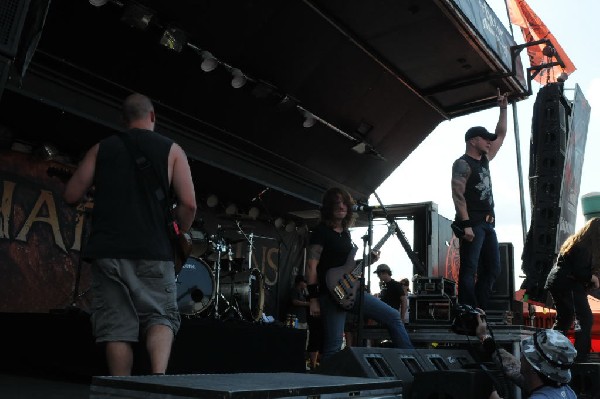 All That Remains at the Mayhem Festival 2009 at the AT&T Center, San An