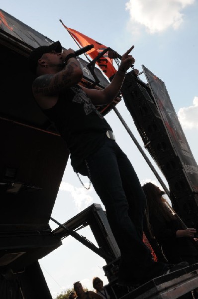 All That Remains at the Mayhem Festival 2009 at the AT&T Center, San An