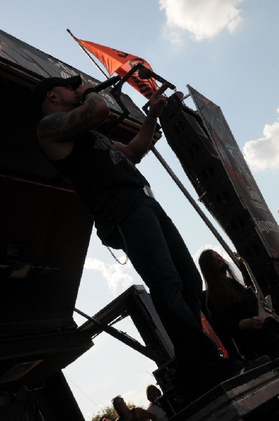 All That Remains at the Mayhem Festival 2009 at the AT&T Center, San An