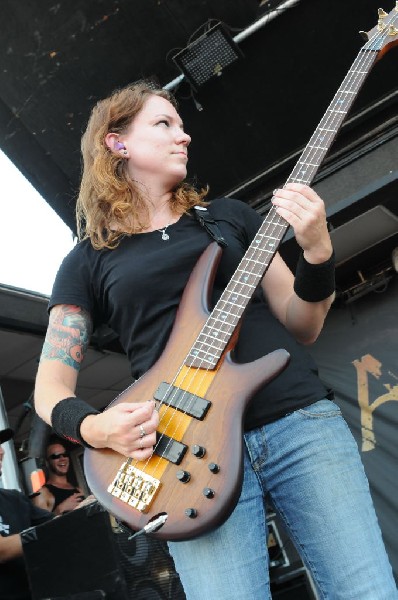 All That Remains at the Mayhem Festival 2009 at the AT&T Center, San An