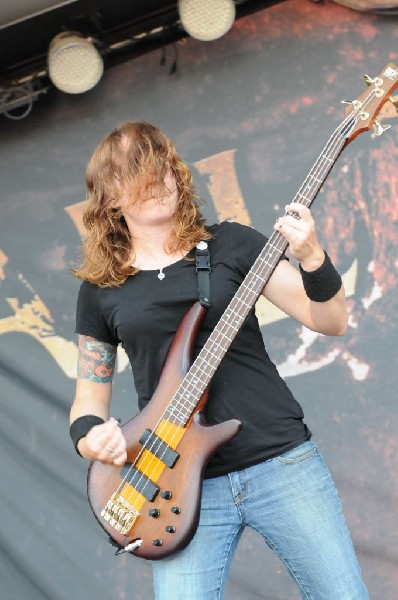 All That Remains at the Mayhem Festival 2009 at the AT&T Center, San An