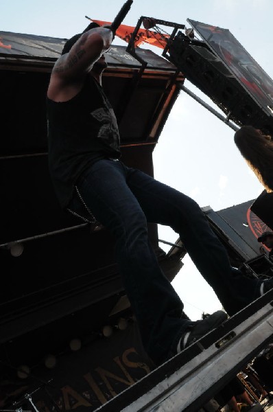 All That Remains at the Mayhem Festival 2009 at the AT&T Center, San An