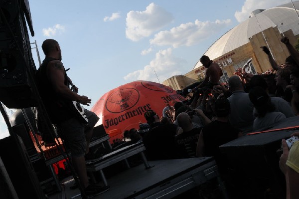 All That Remains at the Mayhem Festival 2009 at the AT&T Center, San An