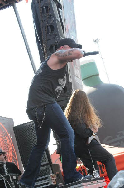 All That Remains at the Mayhem Festival 2009 at the AT&T Center, San An