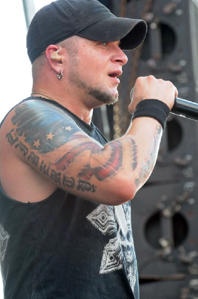 All That Remains at the Mayhem Festival 2009 at the AT&T Center, San An