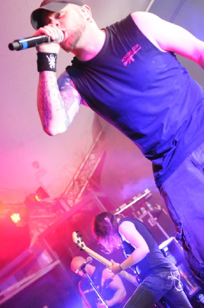 All That Remains  at Stubb's BarBQ, Austin, TX 12/01/12 - photo by Jeff Bar