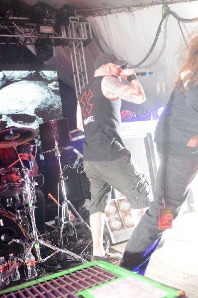 All That Remains  at Stubb's BarBQ, Austin, TX 12/01/12 - photo by Jeff Bar