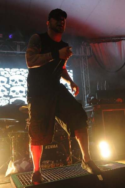 All That Remains  at Stubb's BarBQ, Austin, TX 12/01/12 - photo by Jeff Bar