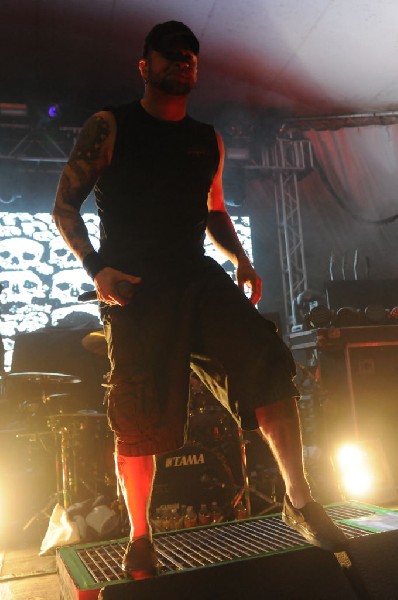 All That Remains  at Stubb's BarBQ, Austin, TX 12/01/12 - photo by Jeff Bar