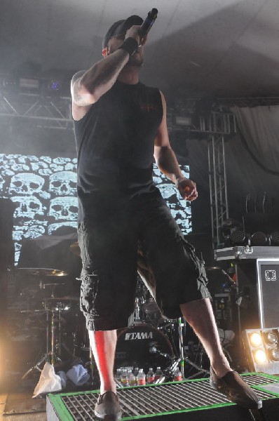 All That Remains  at Stubb's BarBQ, Austin, TX 12/01/12 - photo by Jeff Bar