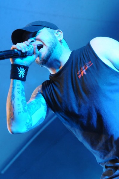 All That Remains  at Stubb's BarBQ, Austin, TX 12/01/12 - photo by Jeff Bar