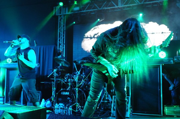 All That Remains  at Stubb's BarBQ, Austin, TX 12/01/12 - photo by Jeff Bar