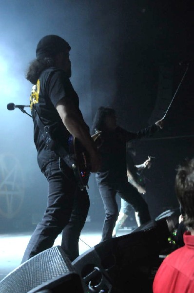 Anthrax at Emo's East, Austin, Texas 10/29/11 - photo by Jeff Barringer