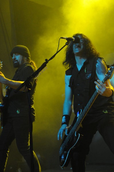 Anthrax at Emo's East, Austin, Texas 10/29/11 - photo by Jeff Barringer