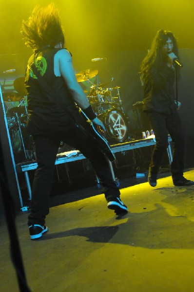 Anthrax at Emo's East, Austin, Texas 10/29/11 - photo by Jeff Barringer