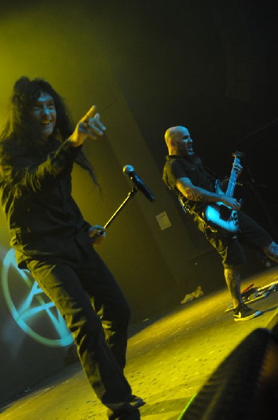 Anthrax at Emo's East, Austin, Texas 10/29/11 - photo by Jeff Barringer