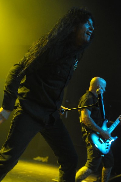 Anthrax at Emo's East, Austin, Texas 10/29/11 - photo by Jeff Barringer