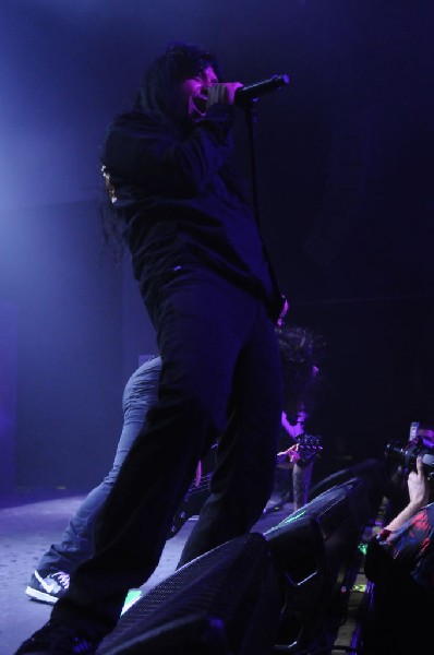 Anthrax at Emo's East, Austin, Texas 10/29/11 - photo by Jeff Barringer