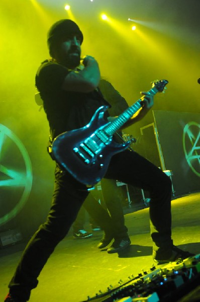 Anthrax at Emo's East, Austin, Texas 10/29/11 - photo by Jeff Barringer