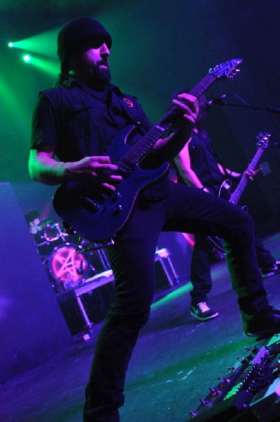 Anthrax at Emo's East, Austin, Texas 10/29/11 - photo by Jeff Barringer