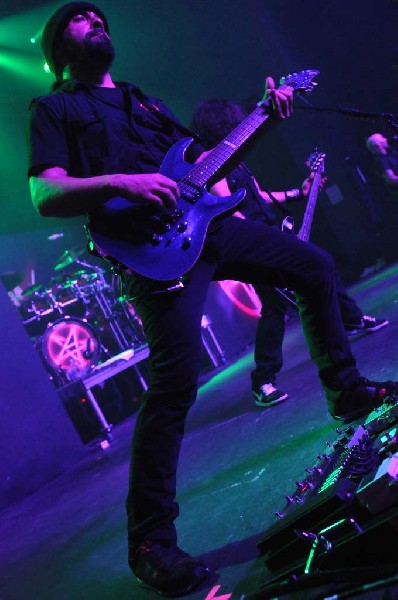 Anthrax at Emo's East, Austin, Texas 10/29/11 - photo by Jeff Barringer