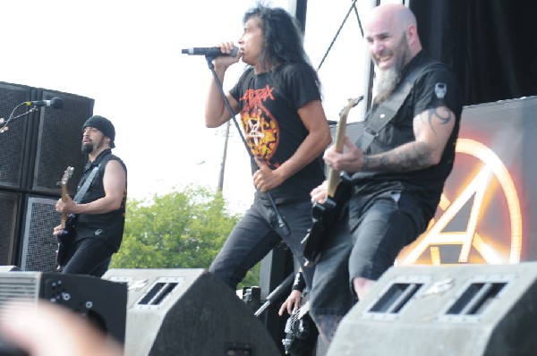 Anthrax at Mayhem Festival 2012 Gexa Energy Pavilion Dallas Texas 07/10/201