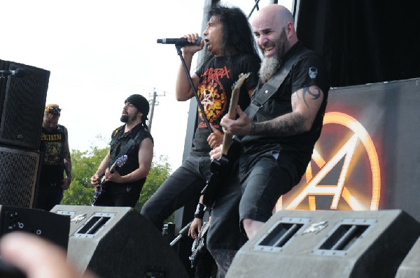 Anthrax at Mayhem Festival 2012 Gexa Energy Pavilion Dallas Texas 07/10/201