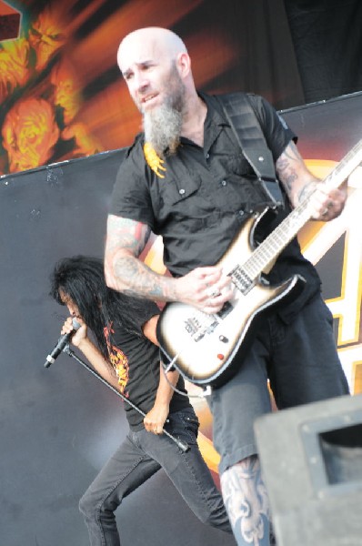 Anthrax at Mayhem Festival 2012 Gexa Energy Pavilion Dallas Texas 07/10/201