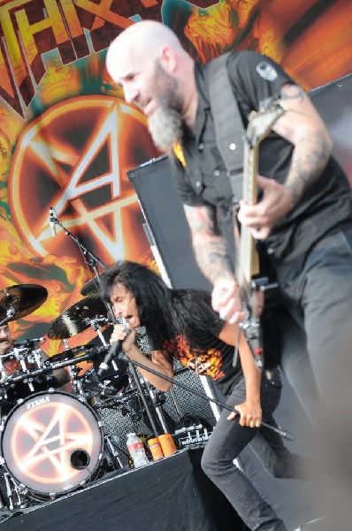 Anthrax at Mayhem Festival 2012 Gexa Energy Pavilion Dallas Texas 07/10/201