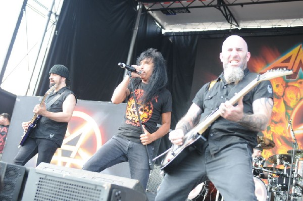 Anthrax at Mayhem Festival 2012 Gexa Energy Pavilion Dallas Texas 07/10/201