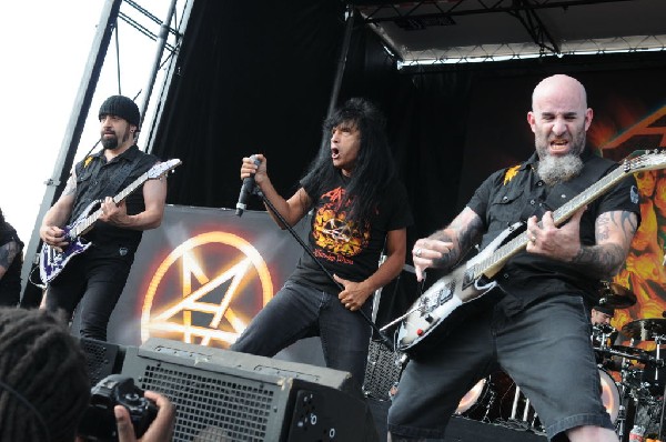 Anthrax at Mayhem Festival 2012 Gexa Energy Pavilion Dallas Texas 07/10/201