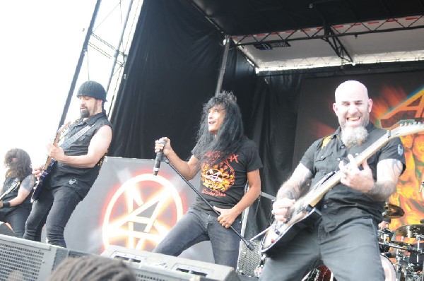 Anthrax at Mayhem Festival 2012 Gexa Energy Pavilion Dallas Texas 07/10/201