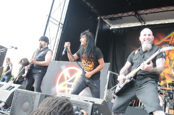 Anthrax at Mayhem Festival 2012 Gexa Energy Pavilion Dallas Texas 07/10/201